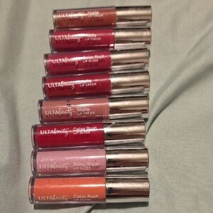 Ulta Beauty Red and Pink Lip Gloss Collection Never Used